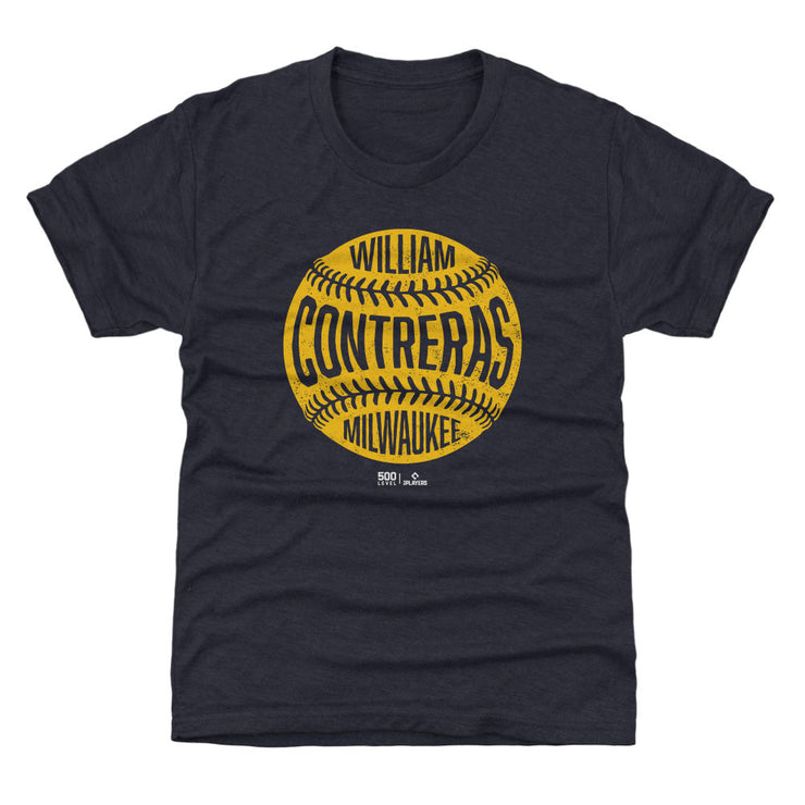 William Contreras Milwaukee Vintage Baseball WHT
