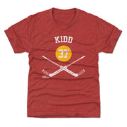 Trevor Kidd Calgary 37 Goalie Sticks WHT