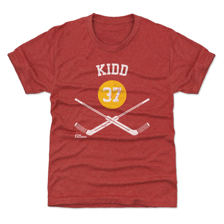 Trevor Kidd Calgary 37 Goalie Sticks WHT