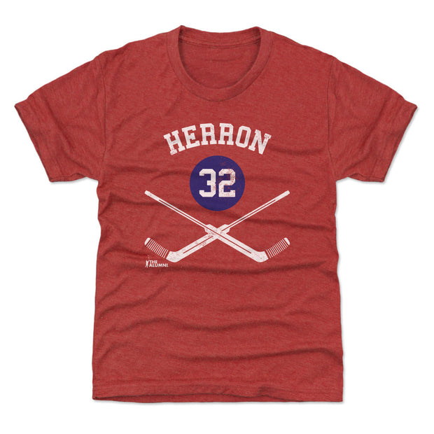 Denis Herron Montreal 32 Goalie Sticks WHT