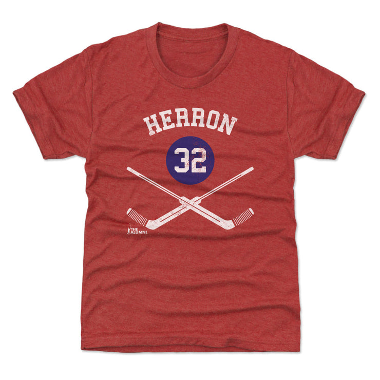 Denis Herron Montreal 32 Goalie Sticks WHT