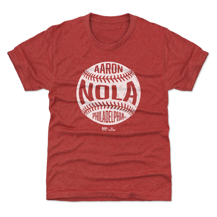 Aaron Nola Philadelphia Vintage Baseball WHT