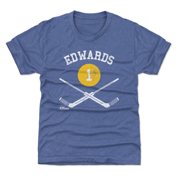 Don Edwards Buffalo 1 Goalie Sticks WHT