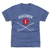 Eddie Giacomin New York R 1 Sticks WHT