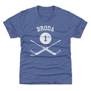 Turk Broda Toronto 1 Goalie Sticks WHT