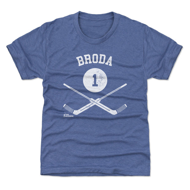 Turk Broda Toronto 1 Goalie Sticks WHT