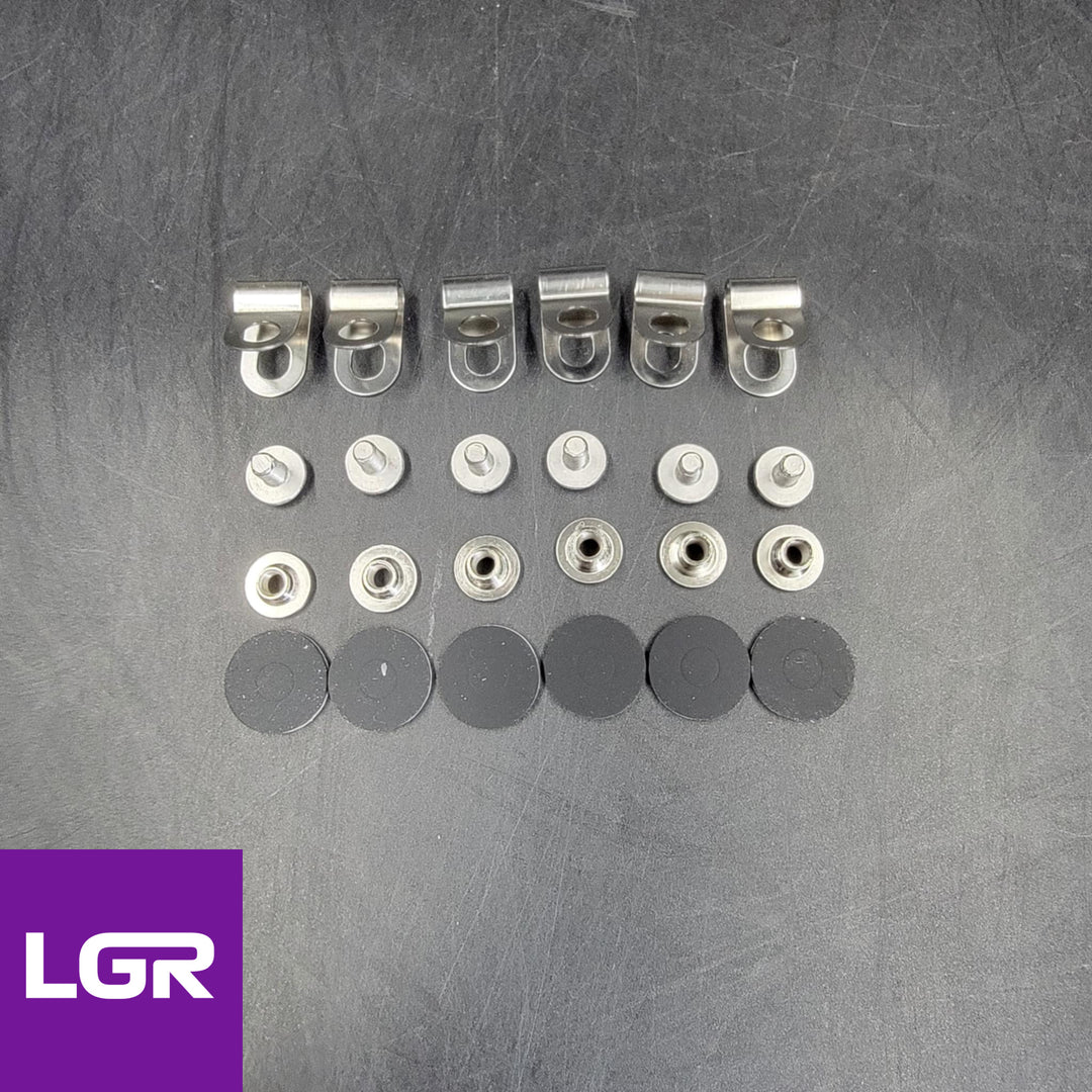 Hardware Replacement For GRILL ONLY: Screws Washers Clips LGR Le GARDIEN Brand. Goalie Mask Collector.