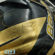 Logan Thompson Game Worn Goalie Mask 2021-22 Las Vegas Golden Knights Painted by Dave Fried Friedesigns on Bauer Shell Photomatched AS-03152