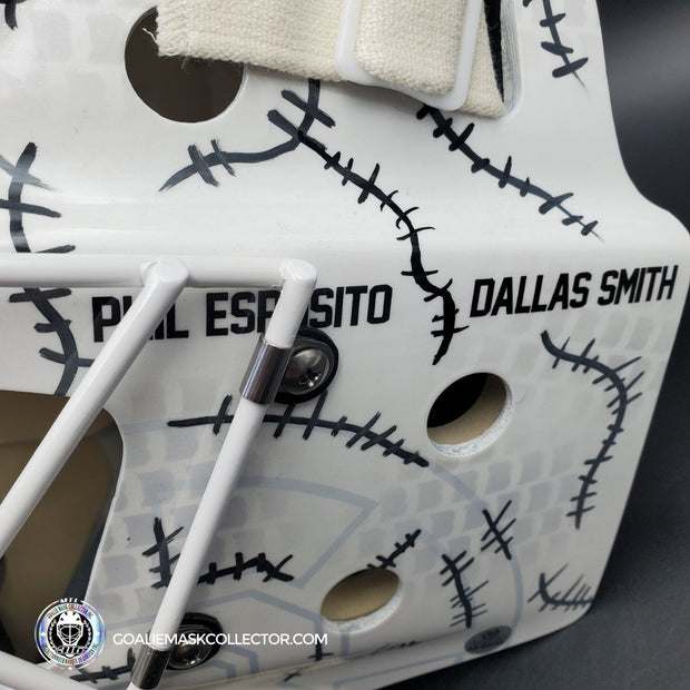 Linus Ullmark "Gerry Cheevers" Signed Goalie Mask 2023 Cheevers Tribute Boston Signature Edition Autographed by Cheevers Only