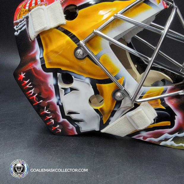 Linus Ullmark Goalie Mask Unsigned 2024-25 Ottawa Senators Tribute