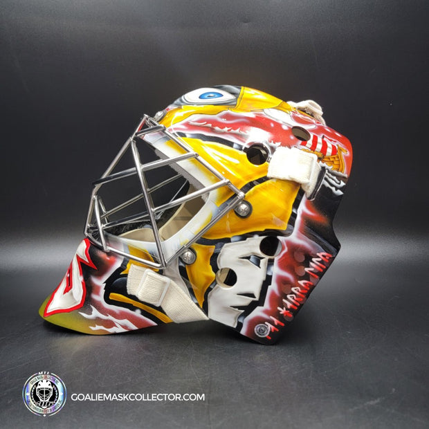 Linus Ullmark Goalie Mask Unsigned 2024-25 Ottawa Senators Tribute