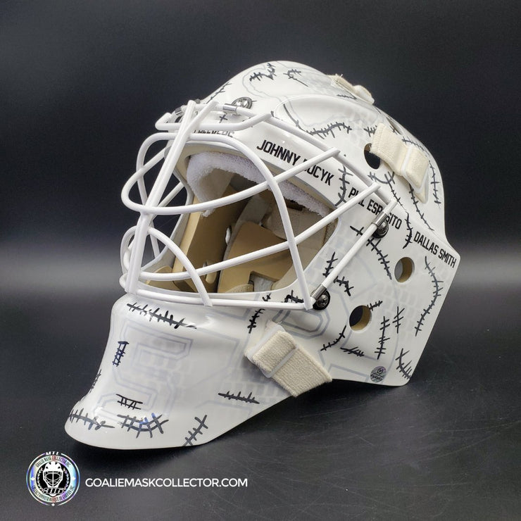 Linus Ullmark & Gerry Cheevers Goalie Mask Unsigned 2023 Cheevers Trib ...