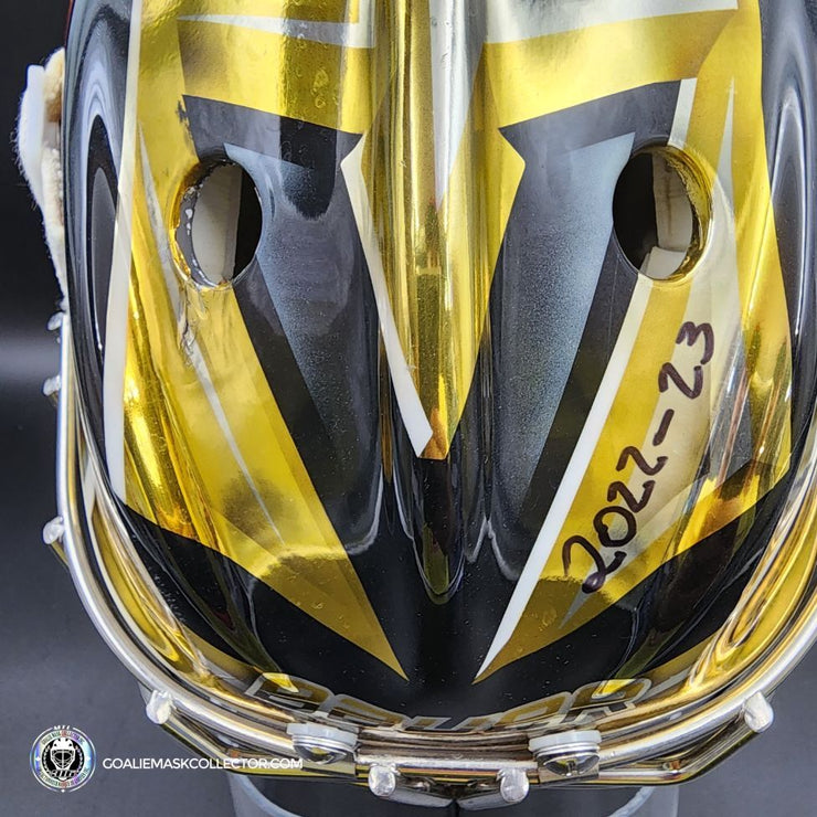 Friedesigns - Latest mask for Logan Thompson of the Vegas Golden Knights  Henderson Silver Knights for the 2021 season!