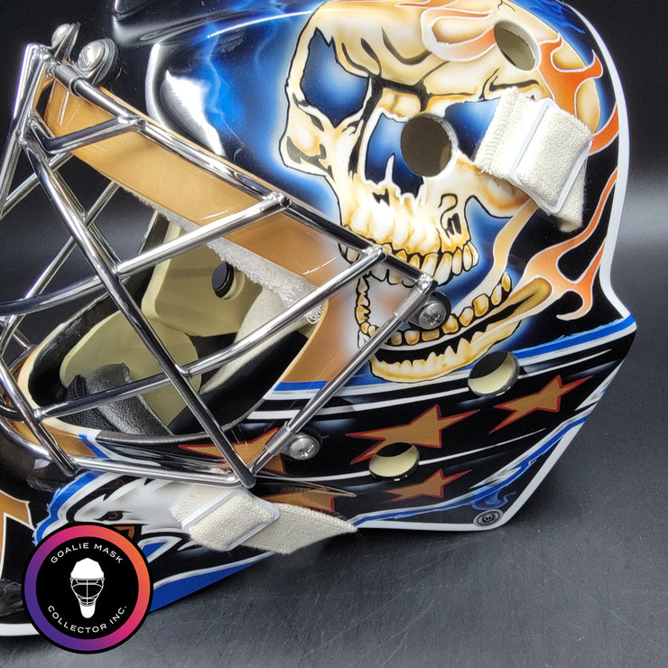 Logan Thompson Goalie Mask Unsigned 2024 Washington Capitals Tribute