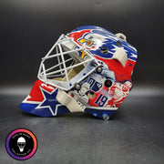 Logan Thompson Goalie Mask Unsigned 2025-26 Washington Teammates Tribute