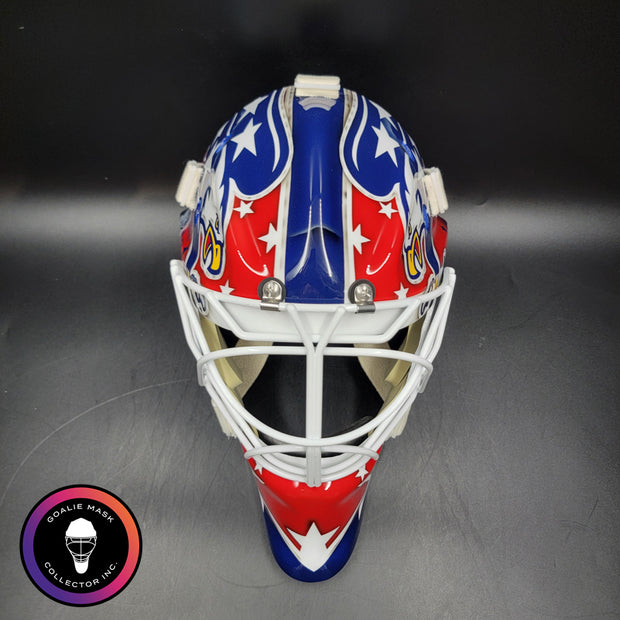 Logan Thompson Goalie Mask Unsigned 2025-26 Washington Teammates Tribute
