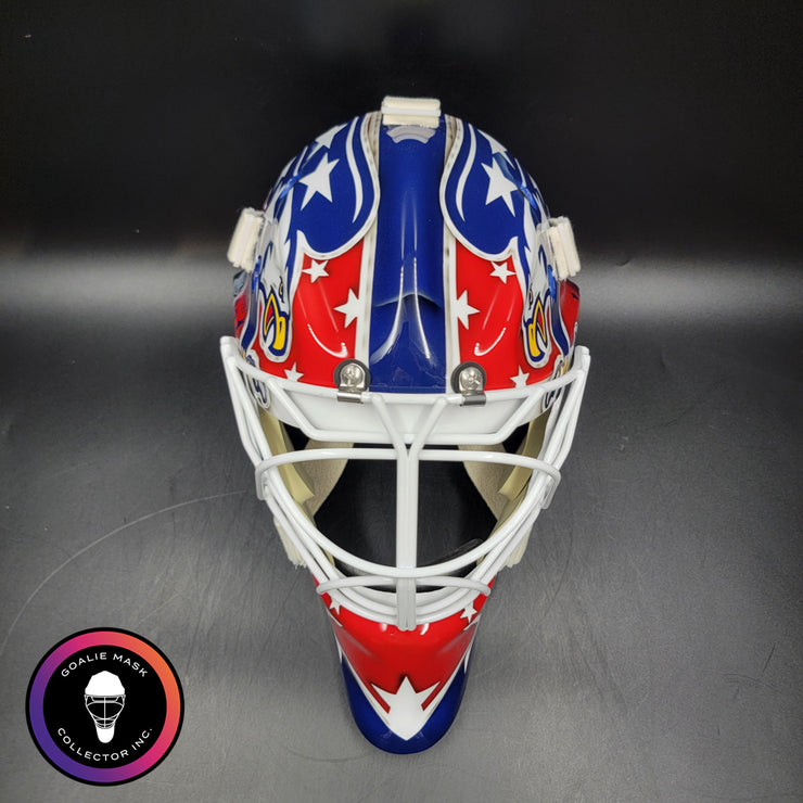 Logan Thompson Goalie Mask Unsigned 2025-26 Washington Teammates Tribute