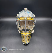 Logan Thompson Goalie Mask Unsigned Las Vegas 2023 EGYPTIAN Tribute