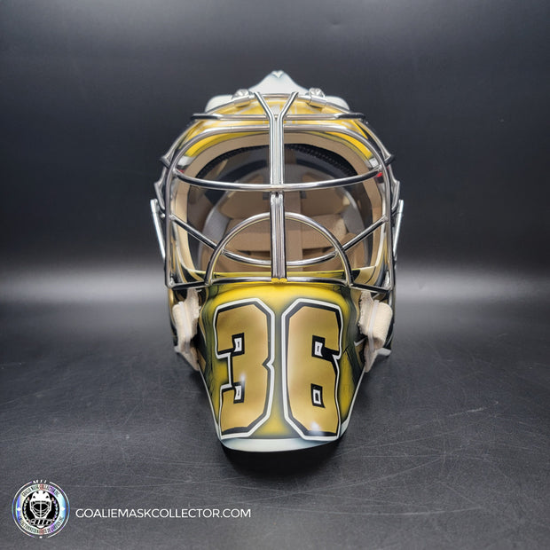 Logan Thompson Goalie Mask Unsigned Las Vegas 2023 EGYPTIAN Tribute