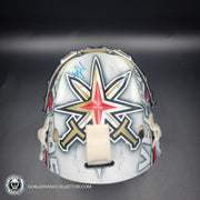 Logan Thompson Goalie Mask Unsigned Las Vegas 2023 EGYPTIAN Tribute