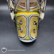 Logan Thompson Goalie Mask Unsigned Las Vegas 2023 EGYPTIAN Tribute