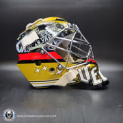 Logan Thompson Goalie Mask Unsigned Las Vegas 2023 Reverse Retro Tribute