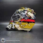 Logan Thompson Goalie Mask Unsigned Las Vegas 2023 Reverse Retro Tribute