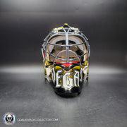Logan Thompson Goalie Mask Unsigned Las Vegas 2023 Reverse Retro Tribute