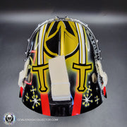 Logan Thompson Goalie Mask Unsigned Las Vegas 2023 Reverse Retro Tribute