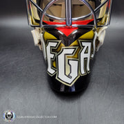 Logan Thompson Goalie Mask Unsigned Las Vegas 2023 Reverse Retro Tribute