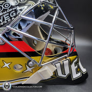 Logan Thompson Goalie Mask Unsigned Las Vegas 2023 Reverse Retro Tribute