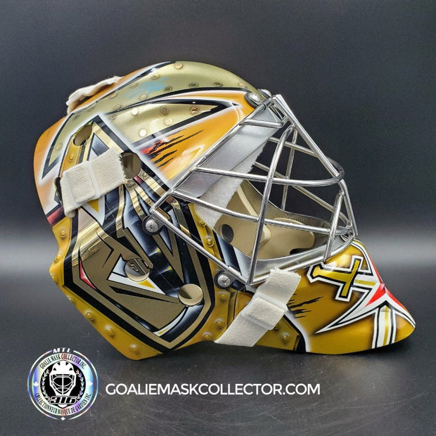 Logan Thompson Goalie Mask Unsigned Las Vegas 2023-24 Tribute