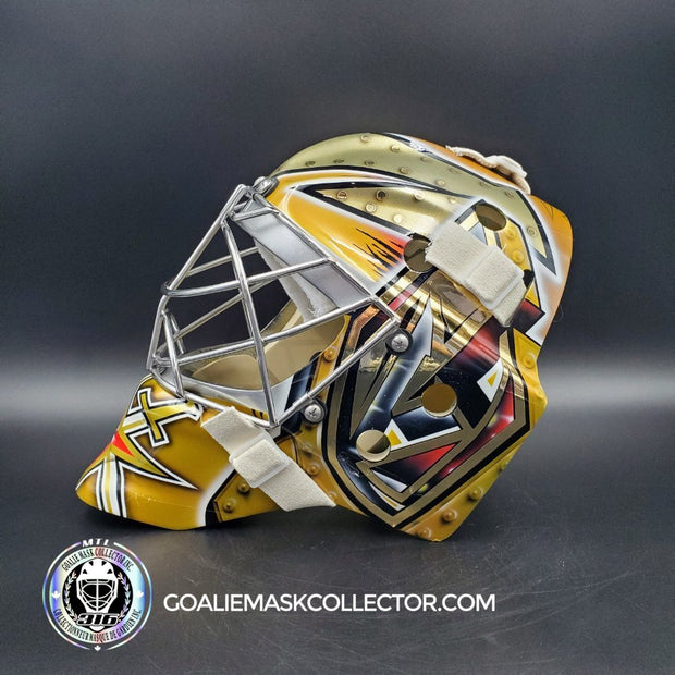 Logan Thompson Goalie Mask Unsigned Las Vegas 2023-24 Tribute