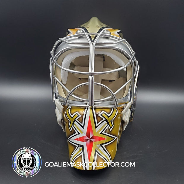 Logan Thompson Goalie Mask Unsigned Las Vegas 2023-24 Tribute