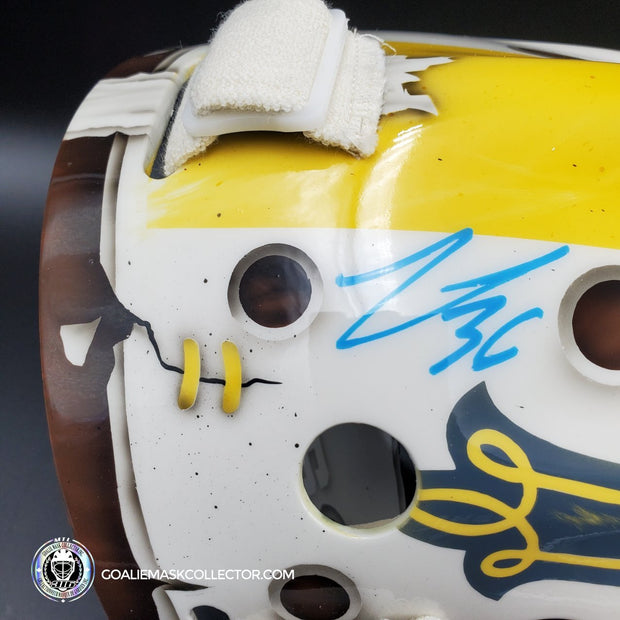 Logan Thompson Goalie Mask Las Vegas Unsigned 2023-24 Winter Classic Tribute
