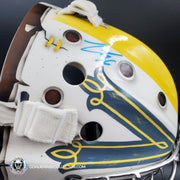 Logan Thompson Signed Goalie Mask Las Vegas 2023-24 Winter Classic Signature Edition Autographed