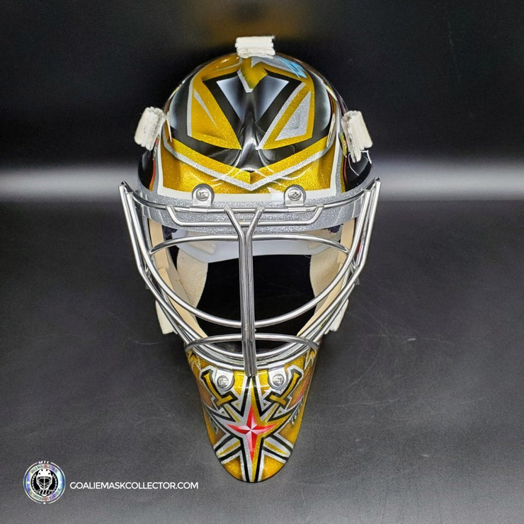 Goalie from the Vegas Golden Knights tribute mask : r/lakers