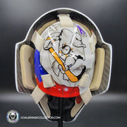 Lukas Dostal Goalie Mask Unsigned 2024 Anaheim Tribute