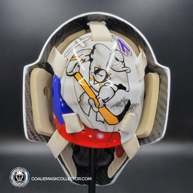Lukas Dostal Goalie Mask Unsigned 2024 Anaheim Tribute