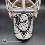 Lukas Dostal Goalie Mask Unsigned 2024 Anaheim Tribute