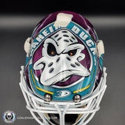 Lukas Dostal Goalie Mask Unsigned Anaheim "Ducks 30th Anniversary" Tribute