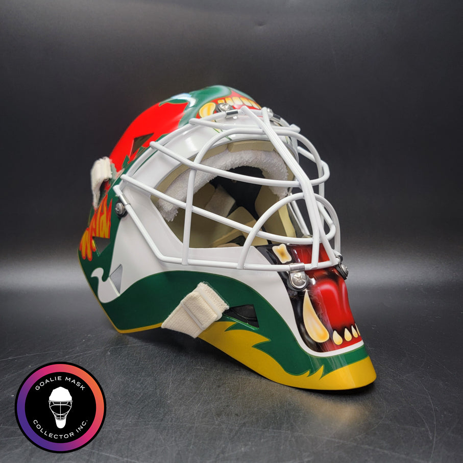 Manny Fernandez Goalie Mask Unsigned Minnesota Tribute