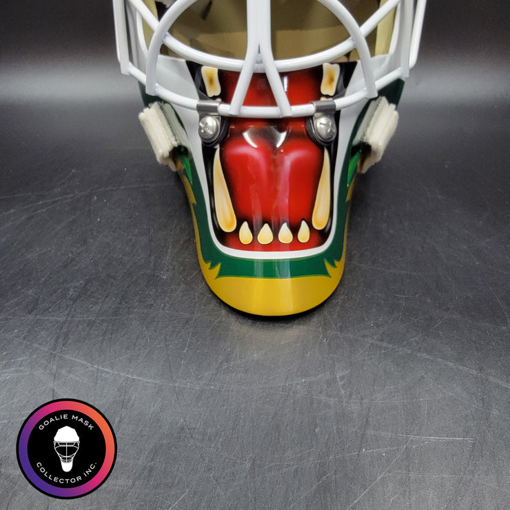 Manny Fernandez Goalie Mask Unsigned Minnesota Tribute – Goalie Mask ...