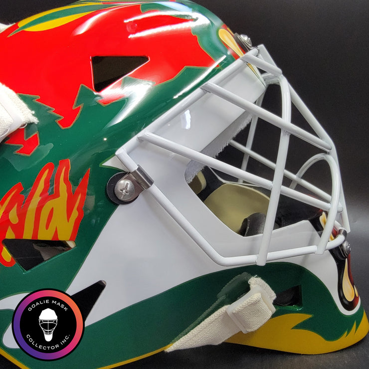 Manny Fernandez Goalie Mask Unsigned Minnesota Tribute – Goalie Mask ...