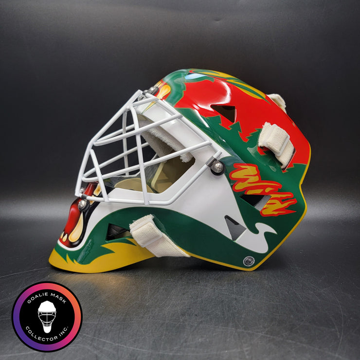 Manny Fernandez Goalie Mask Unsigned Minnesota Tribute – Goalie Mask ...