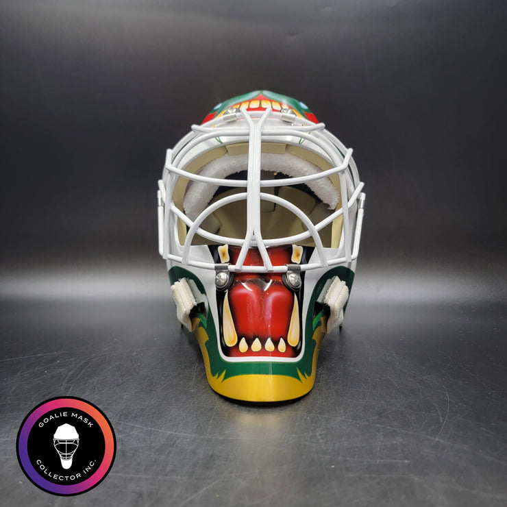 Manny Fernandez Goalie Mask Unsigned Minnesota Tribute – Goalie Mask ...
