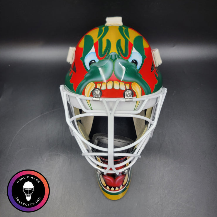 Manny Fernandez Goalie Mask Unsigned Minnesota Tribute – Goalie Mask ...