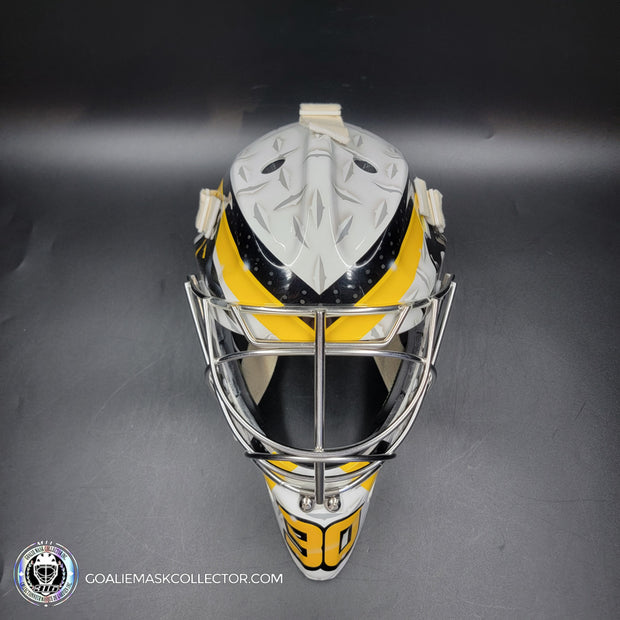 Marc-Andre Fleury Goalie Mask Unsigned 2012-13 Pittsburgh Tribute