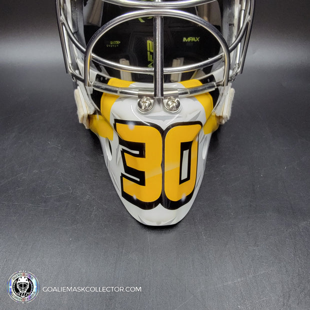 Marc-Andre Fleury Goalie Mask Unsigned 2012-13 Pittsburgh Tribute