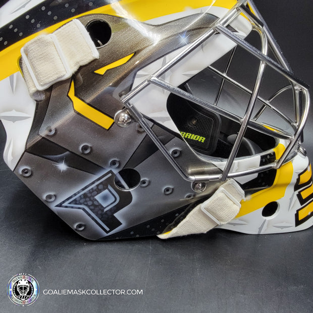 Marc-Andre Fleury Goalie Mask Unsigned 2012-13 Pittsburgh Tribute